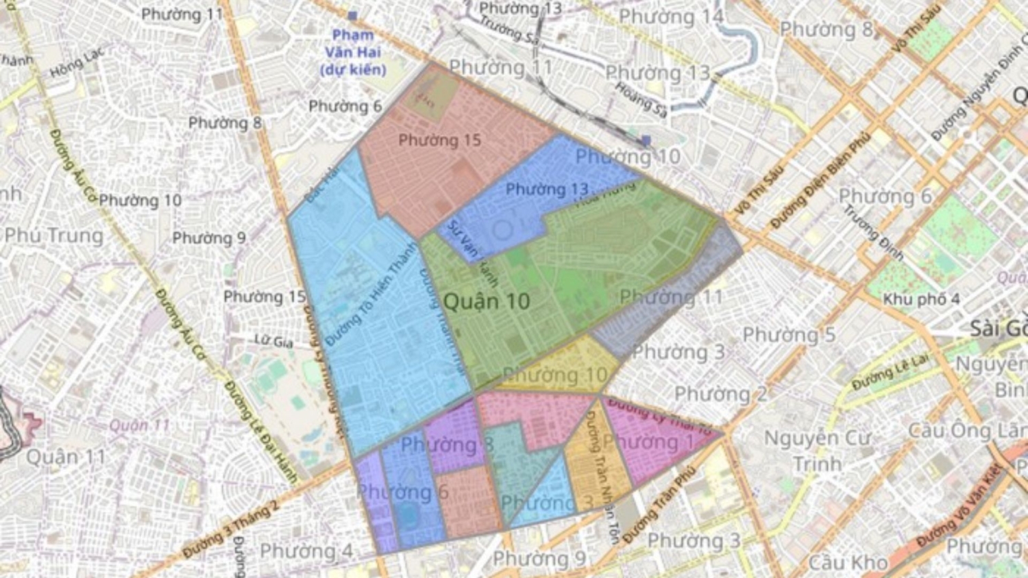 Danh Sách Các Phường Thuộc Quận 10