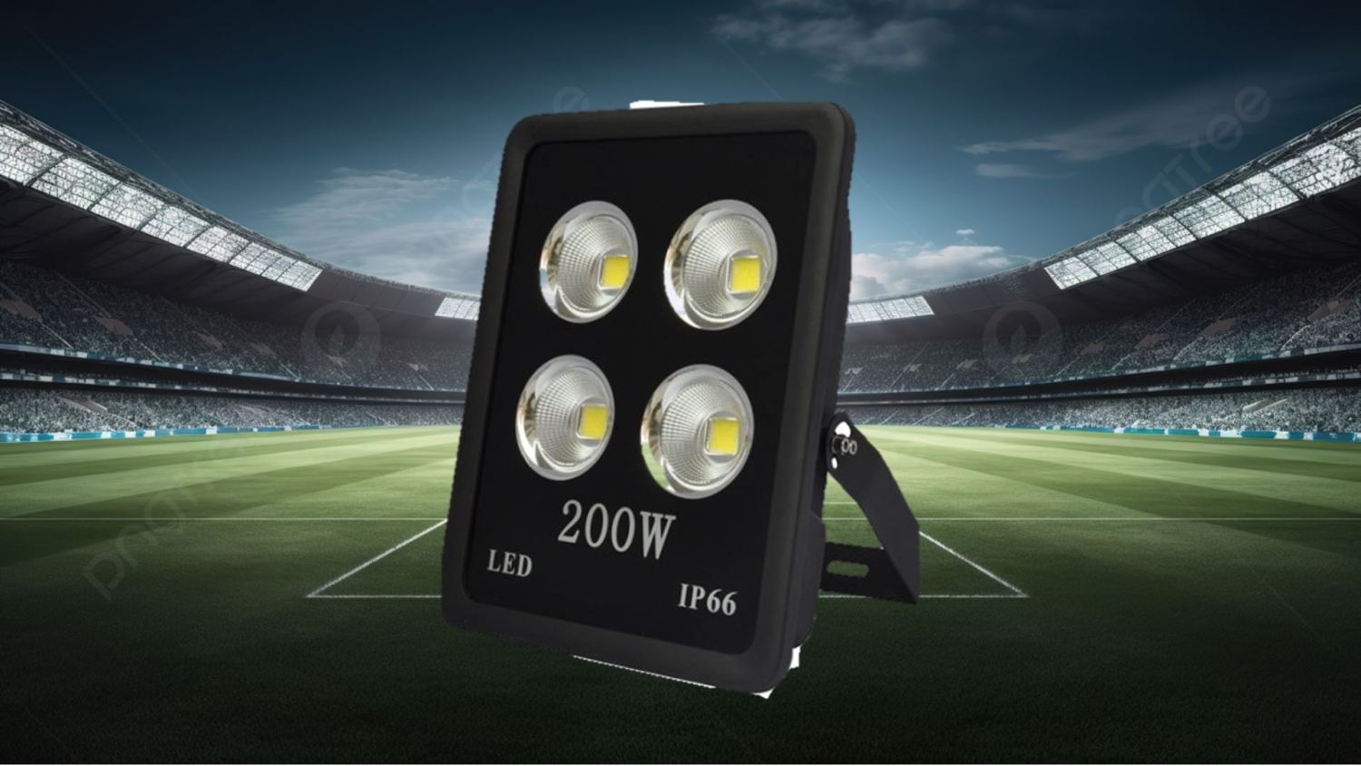 Đèn Điện Năng Lượng Mặt Trời Sân Bóng Đá