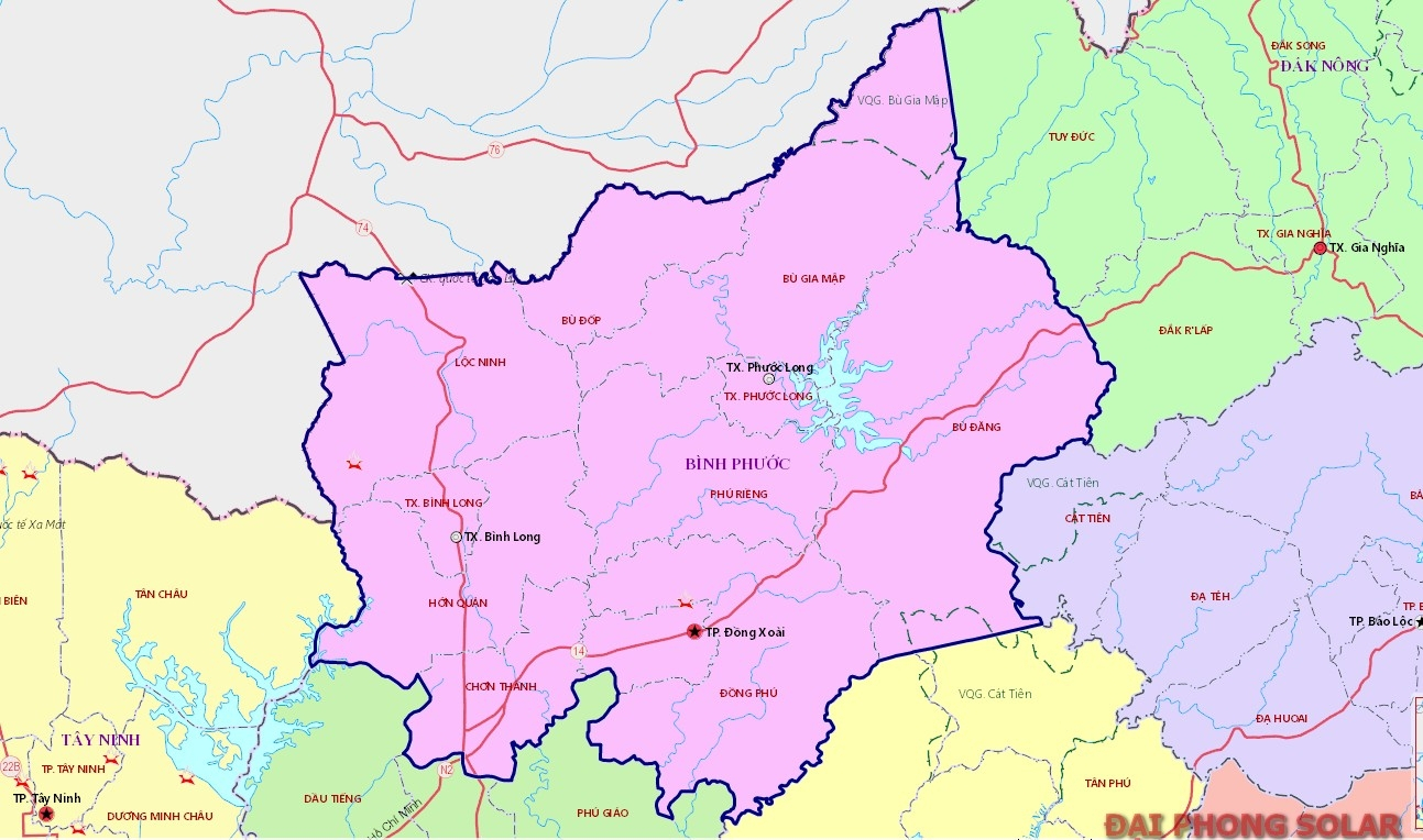 Bình Phước Ở Đâu? Tiềm Năng Điện Năng Lượng Mặt Trời Ở Bình Phước