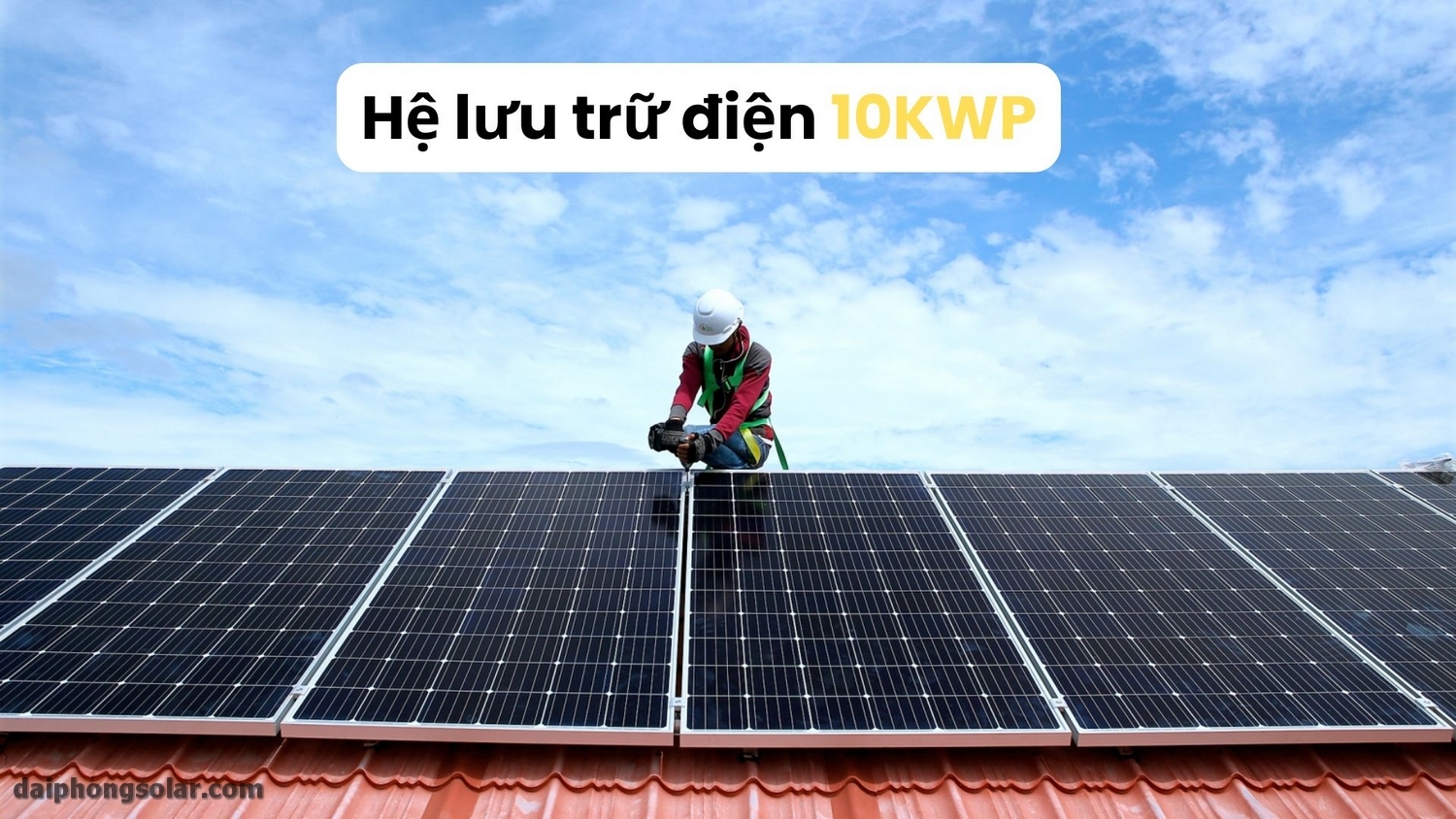 Hệ lưu trữ điện mặt trời 25KWP