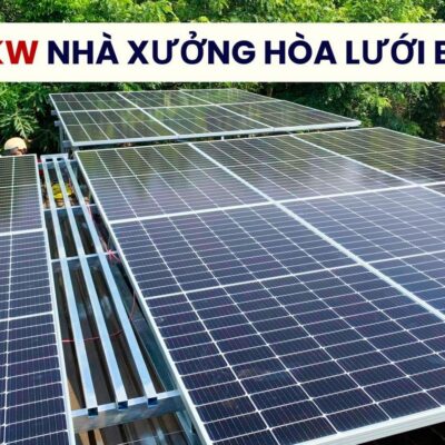 Hệ 100kw Nhà Xưởng Hòa Lưới Bám Tải