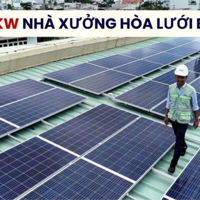 Hệ 200kw Nhà Xưởng Hòa Lưới Bám Tải