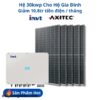 Hệ Lưu Trữ Điện Mặt Trời 30KWP