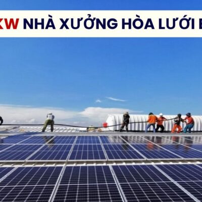 Hệ 350kw Nhà Xưởng Hòa Lưới Bám Tải