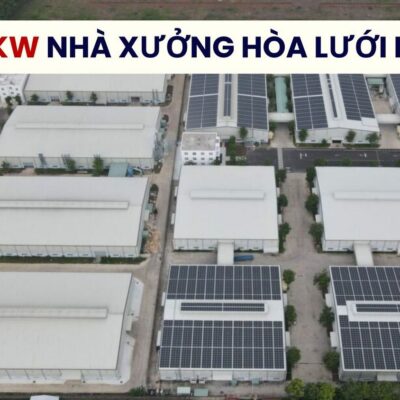 Hệ 450kw Nhà Xưởng Hòa Lưới Bám Tải