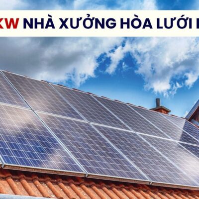 Hệ 550kw Nhà Xưởng Hòa Lưới Bám Tải