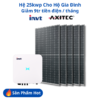 Hệ năng lượng mặt trời bám tải 25kWp
