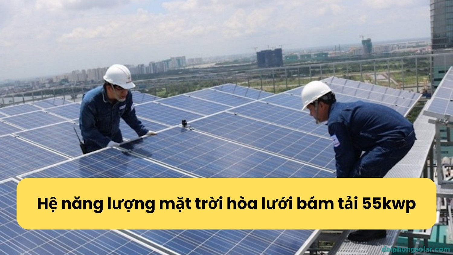 Hệ 55KW Hòa Lưới Cho Hộ Gia Đình