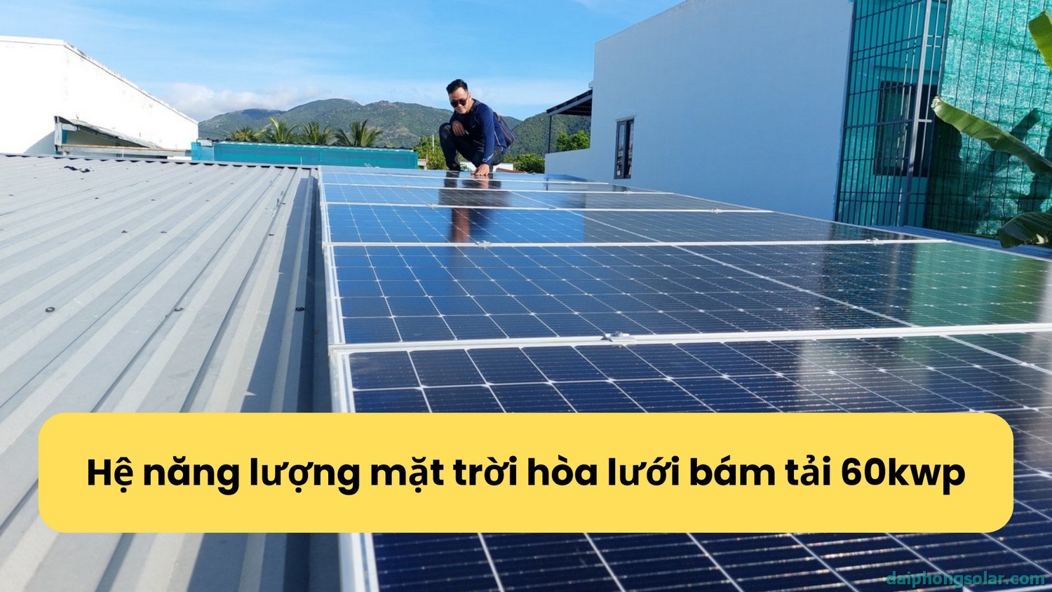 Hệ 60KWP Hòa Lưới Cho Hộ Gia Đình