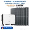 Hệ 150kW Nhà Xưởng Hòa Lưới Bám Tải