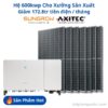 Hệ 600kw Nhà Xưởng Hòa Lưới Bám Tải