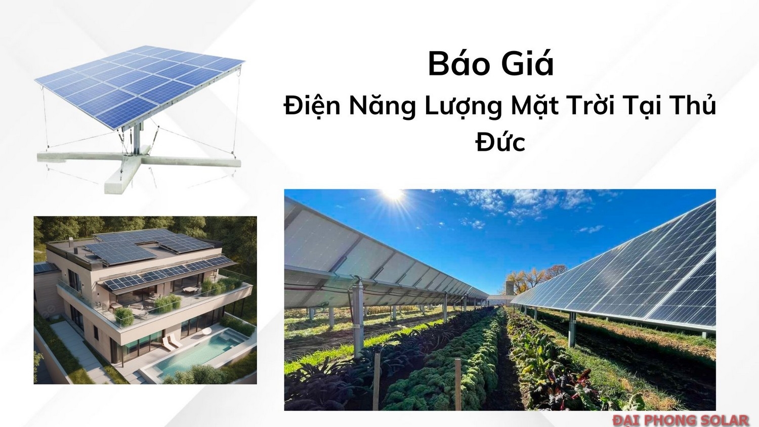Báo Giá Lắp Điện Năng Lượng Mặt Trời Tại Thủ Đức