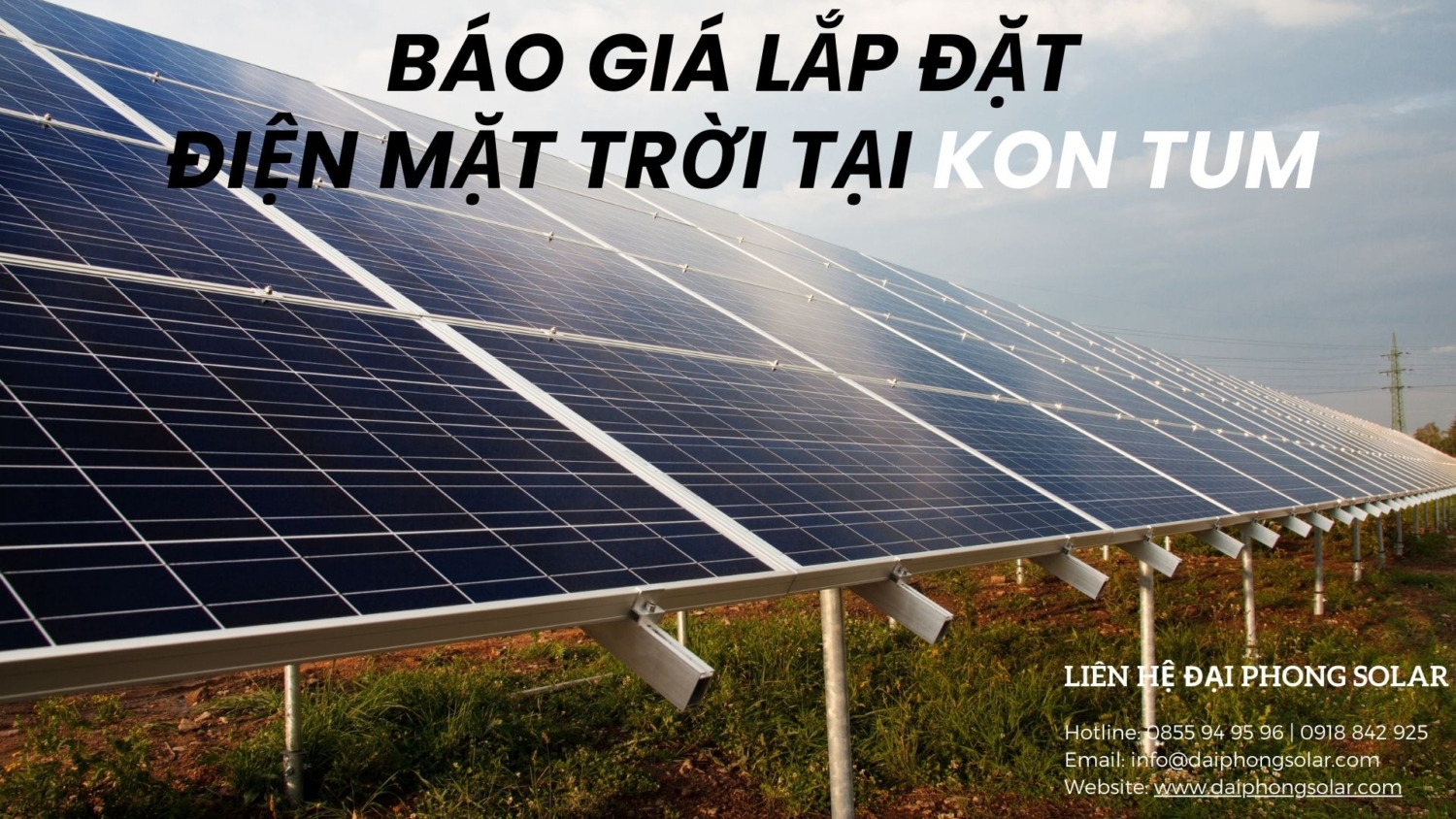 Báo Giá Điện Năng Lượng Mặt Trời Kon Tum – Ưu Đãi Nhất 2024