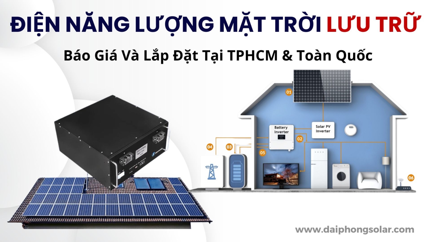 Điện Năng Lượng Mặt Trời Lưu Trữ